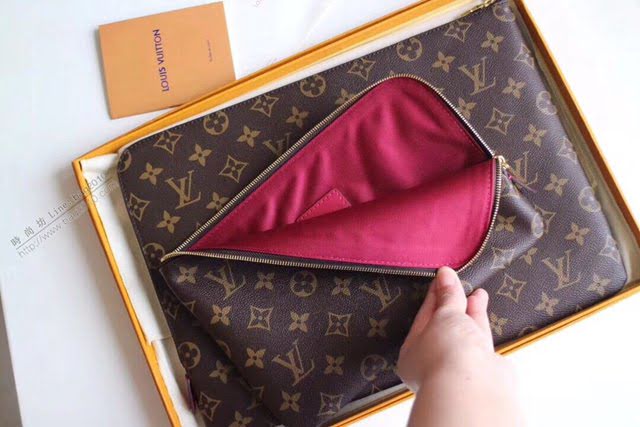 lv手包 N44148 POCHETTE JOUR手袋 lv男士手拿包  lvqb1389